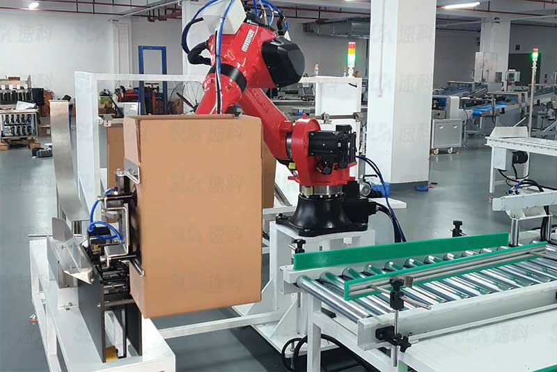 Box Palletizing And Case Packing Line Solution Foshan Suk Precision