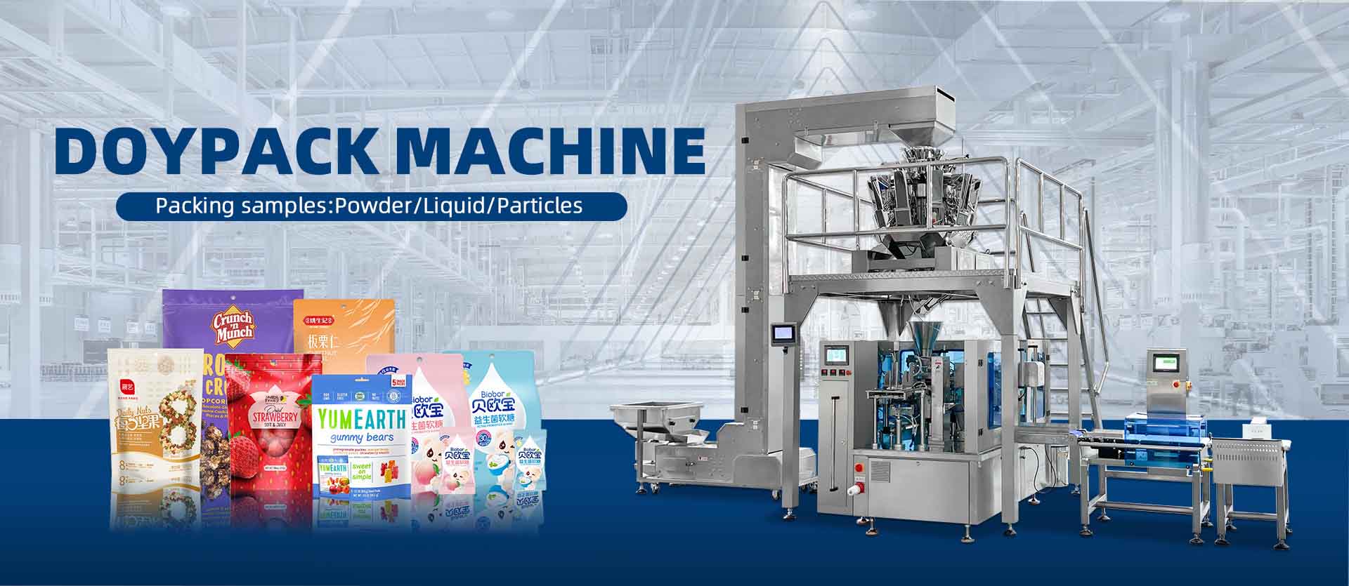 Premade bag packing machine