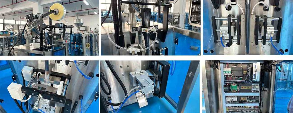 Stick packing machine structure