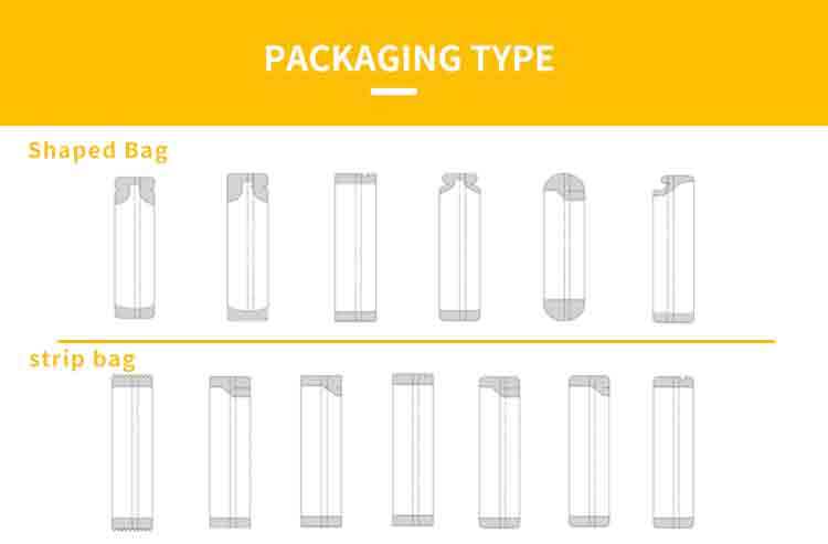 Stick packing machine bag type