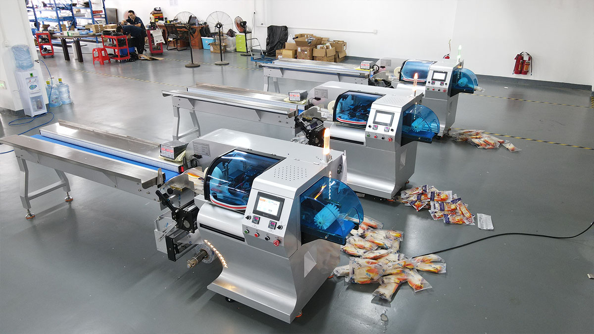 Pillow Packaging Machine Flow Wrapper