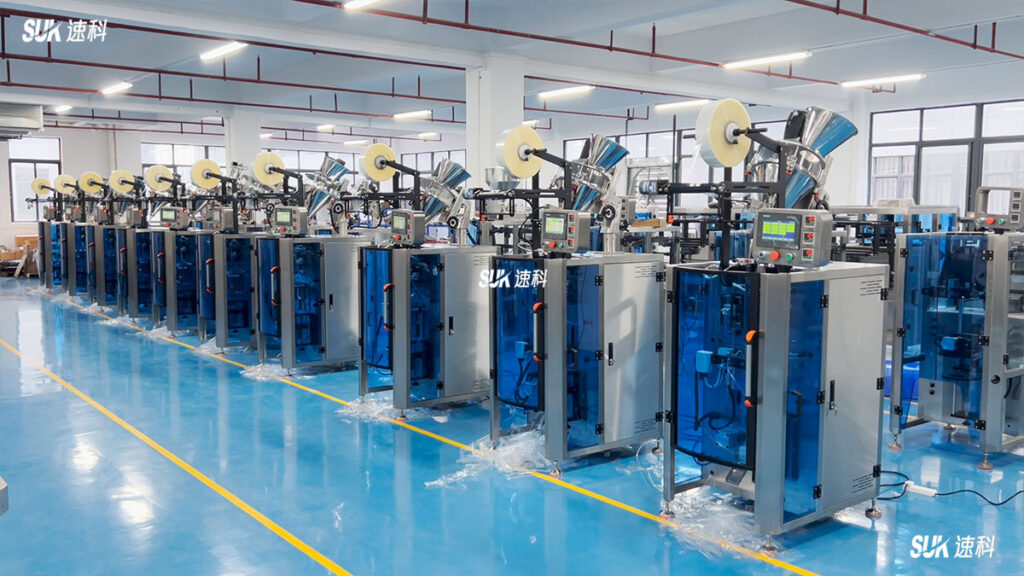 Protein Powder Packaging Machine in SUK Factory Workshop