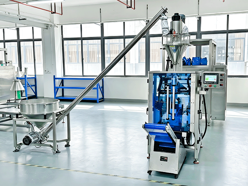 Flour packaging machine line for food factory production