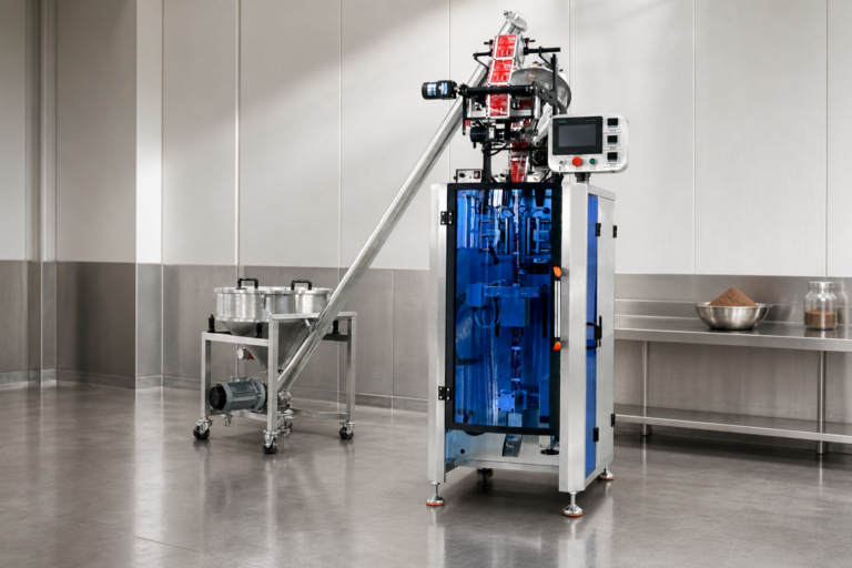 Powder stick packaging machine for cocoa powder projects
