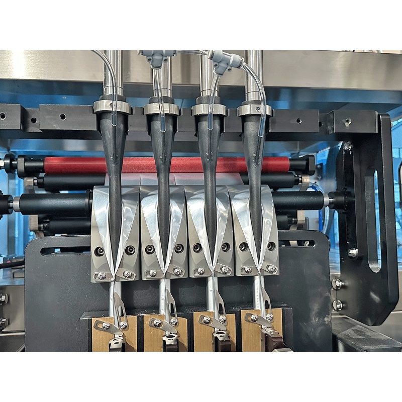 SUK salt packing dosing and forming system for roll-film sachets - real SUK equipment photo