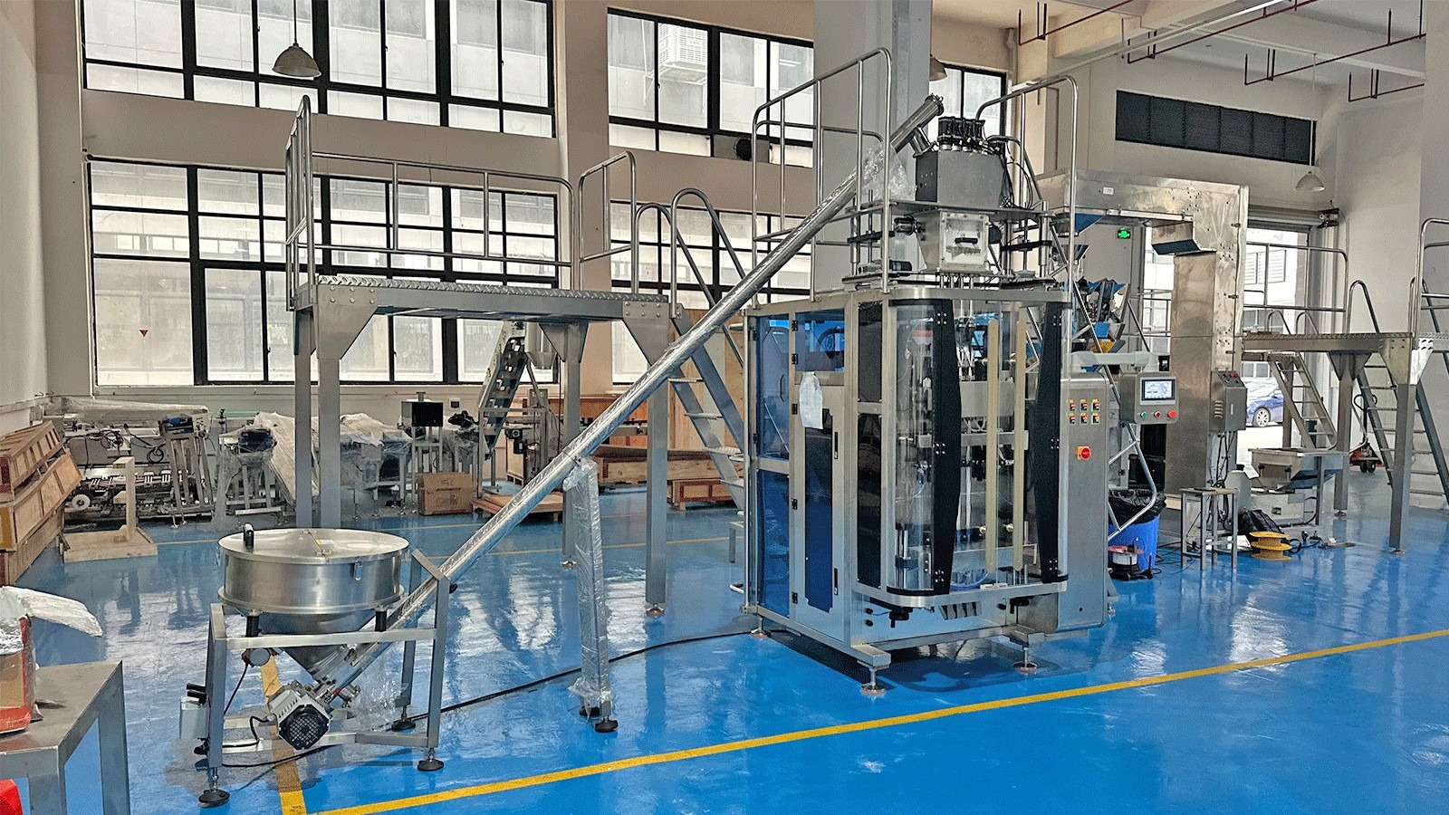SUK sugar packing dosing and feeding system - real SUK equipment photo