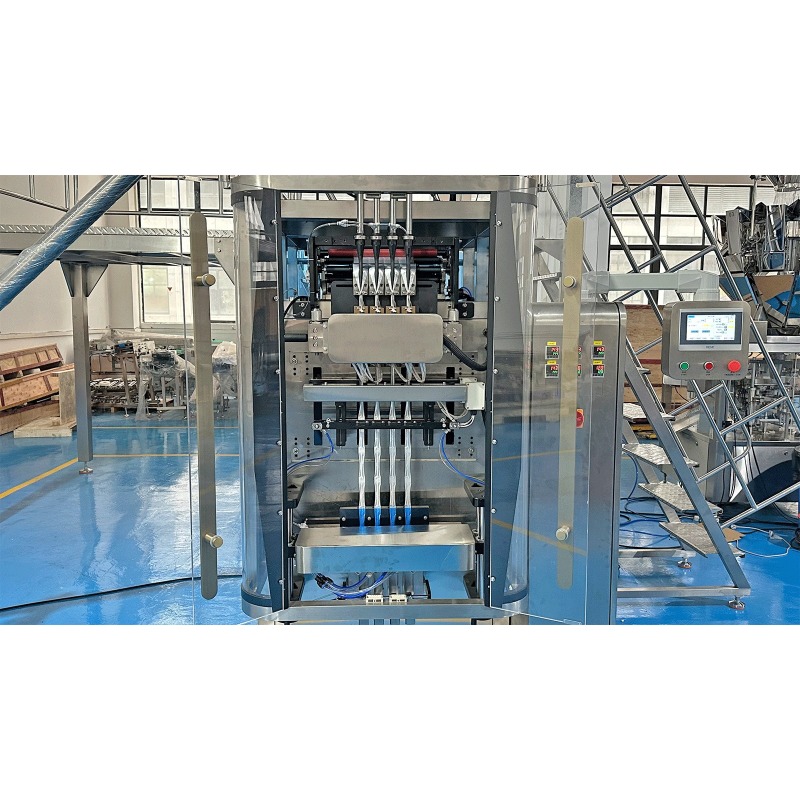 SUK multi-lane sugar sachet packaging machine, complete line - real SUK equipment photo